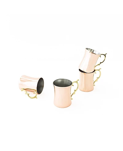 Coppermill Kitchen Vintage Inspired Cocktail Mugs, Set of 4