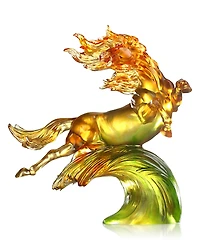 Liuli Transcendent Glory Limited Edition Crystal Glass Sculpture