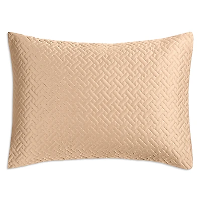 Matouk Basketweave Quilted Boudoir Sham