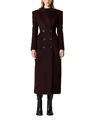 Nocturne Tailored Double-Breasted Maxi Coat