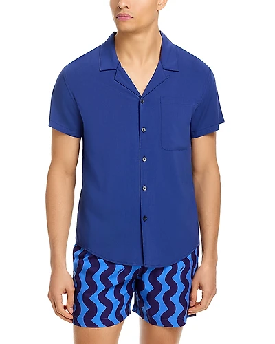 Yuasa Menswear Solid Resort Shirt