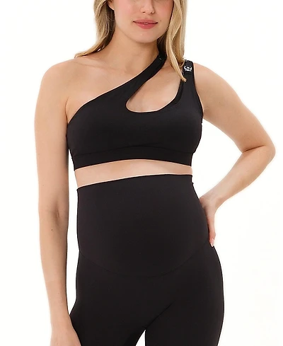 Axk Women's One-Shoulder with Easy-Release Breastfeeding Clips Cross Body Nursing Bra