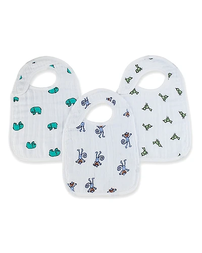 Aden and Anais Jungle Jam Snap Bibs - Set of 3