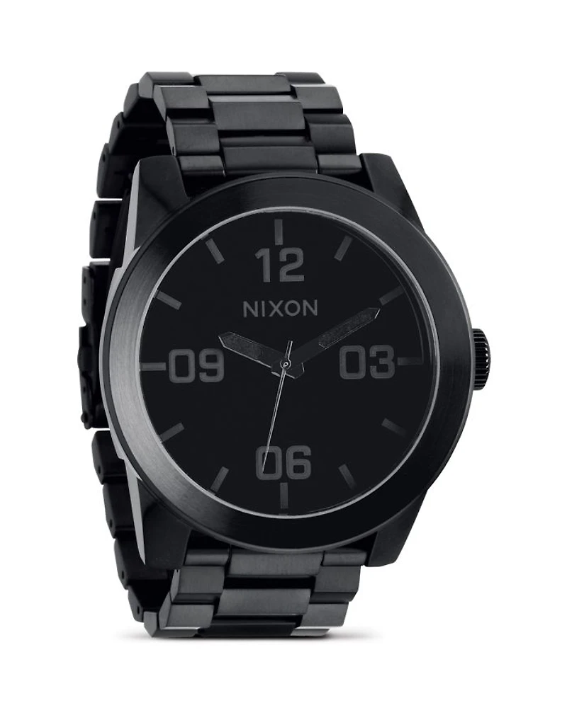 The Corporal Stainless Steel All Black Watch