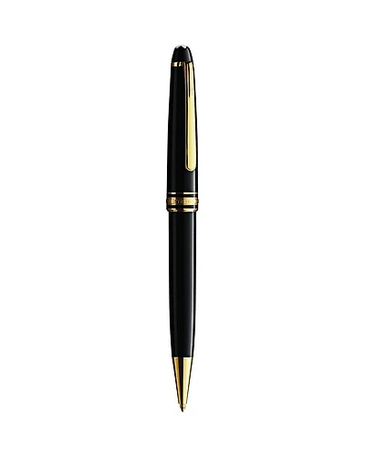 Montblanc Meisterstuck Gold-Plated Black Resin Classique Ballpoint Pen