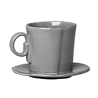Vietri Lastra Espresso Cup & Saucer
