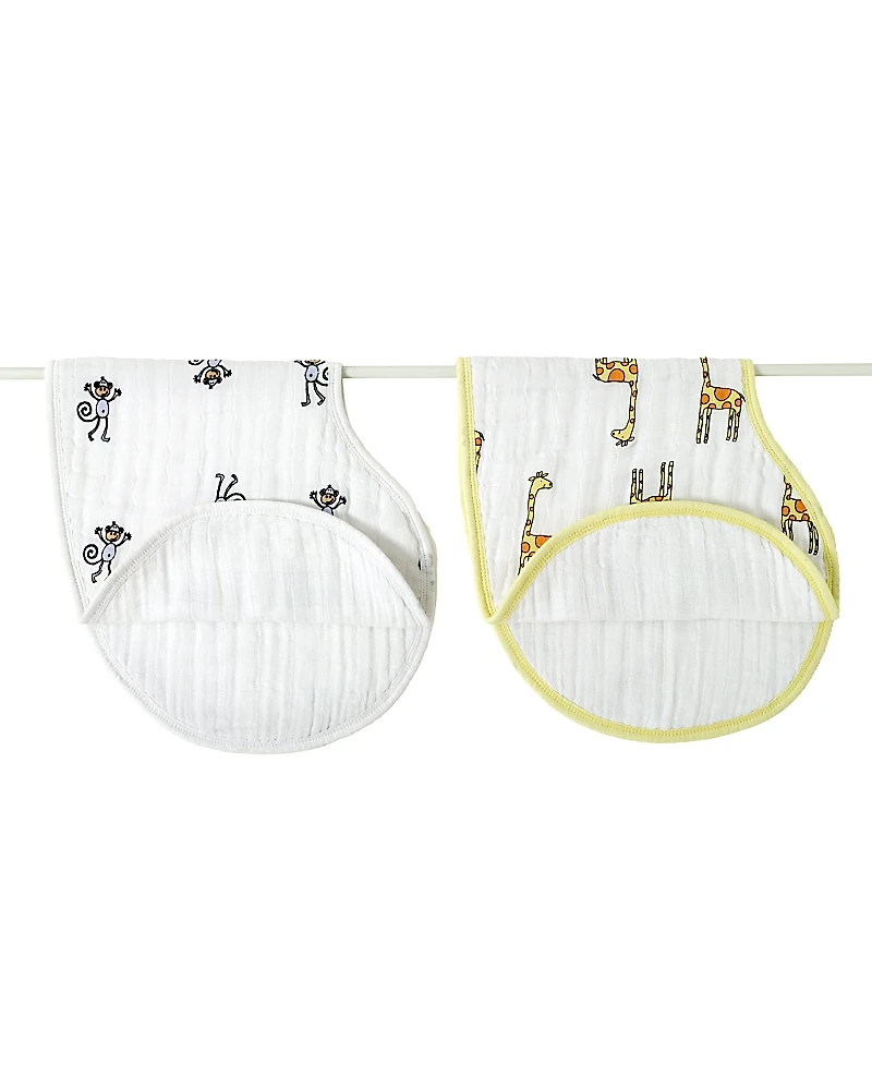 Aden and Anais Infant Unisex Jungle Jam Burpy Bibs