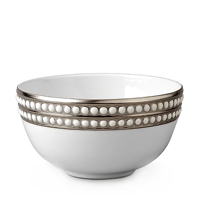 L'Objet Perlee Platinum Soup Bowl