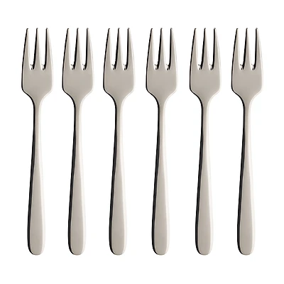 Villeroy & Boch Daily Line Pastry Forks, Set of 6