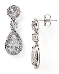 Framed Drop Earrings