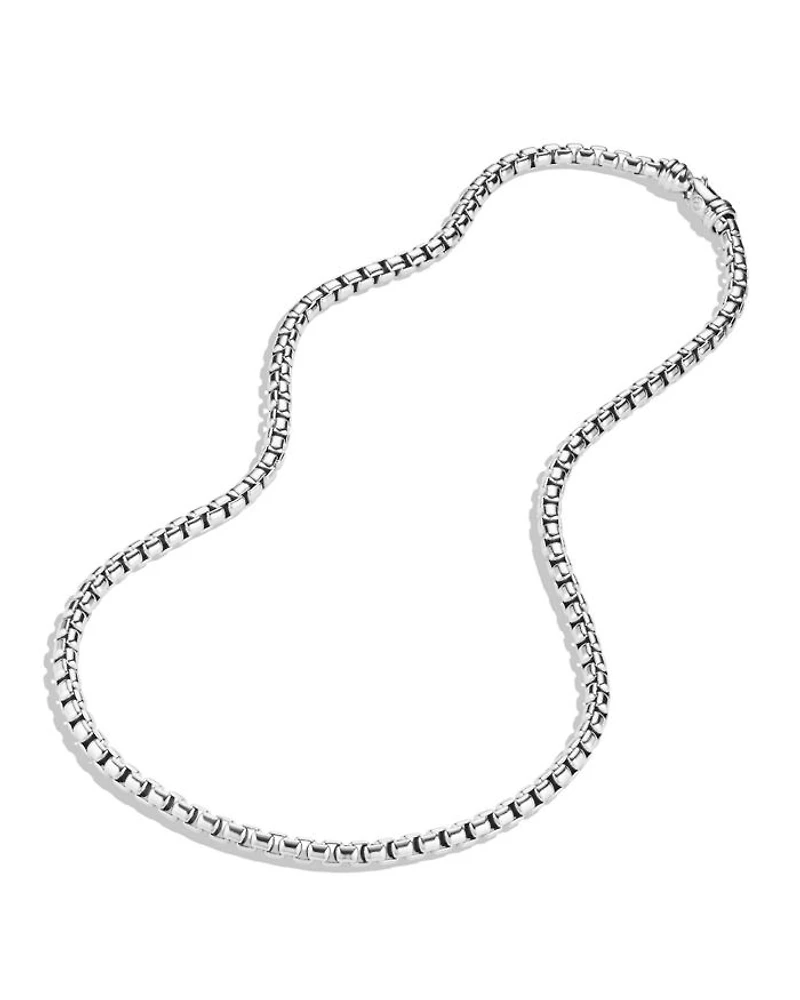 Men's Sterling Silver Extra Large Box Chain, 5.2mm