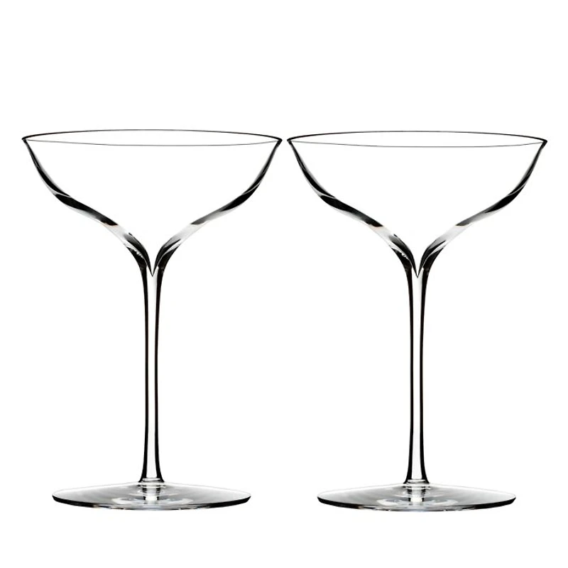 Elegance Champagne Belle Coupe Glass, Pair