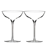 Elegance Champagne Belle Coupe Glass, Pair