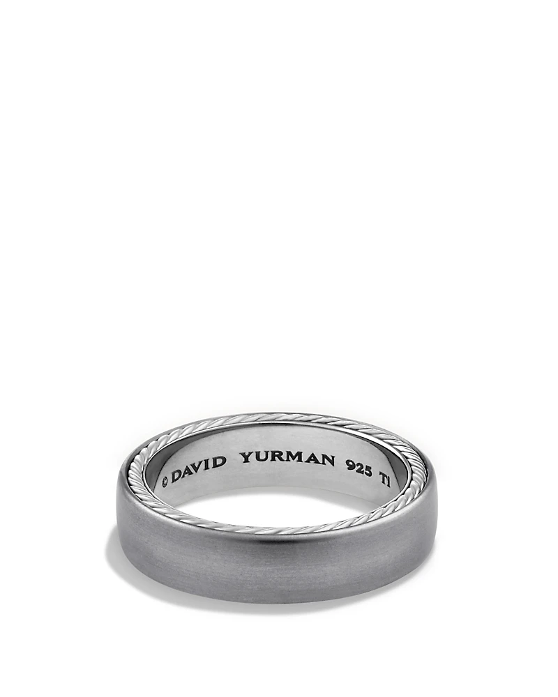 David Yurman Men's Streamline Narrow Band Ring