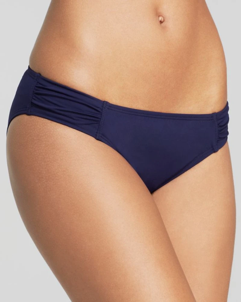 Shirred Hipster Bikini Bottom