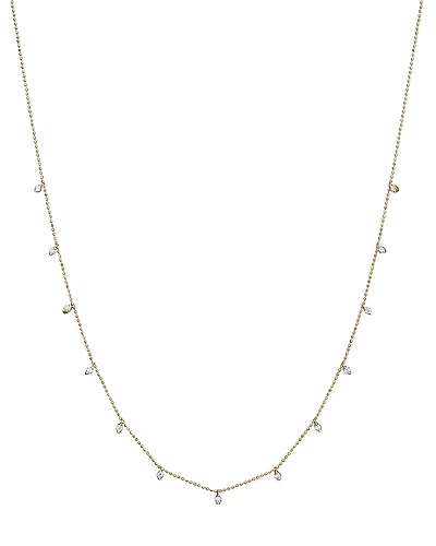Diamond Droplet Necklace