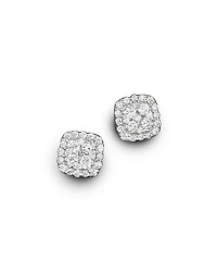 Diamond Cluster Stud Earrings