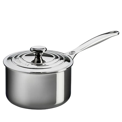 Stainless Steel -Quart Saucepan with Lid