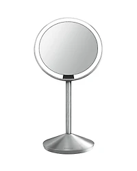 5 Sensor Travel Makeup Mirror, 10x Magnification & Adjustable Brightness