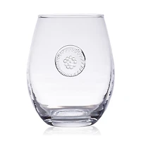 Juliska Berry & Thread Glassware Stemless White Wine Glass