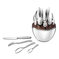 Mood Silverplate 24-Piece Flatware Set