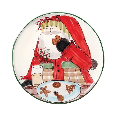 Vietri Old St. Nick Cookie Platter