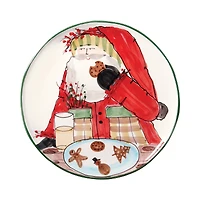 Vietri Old St. Nick Cookie Platter