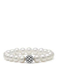 Lagos Caviar Ball Beaded Cultured Pearl Bracelet, 10mm