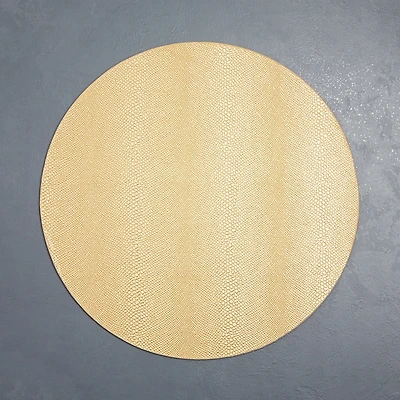 Benson Mills For Bloomingdale's Reversible Snakeskin Round Placemat