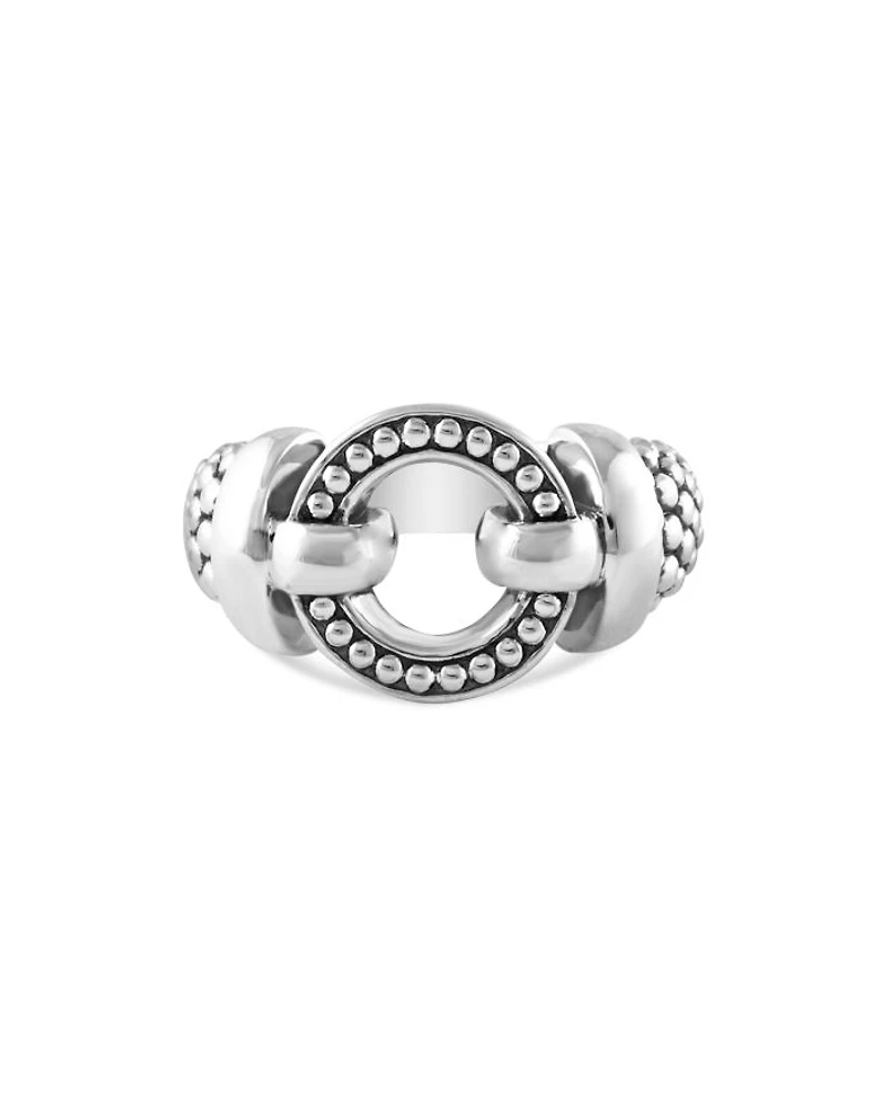 LAGOS Sterling Silver Beaded Ring