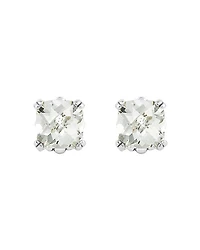 Sterling Silver Rittenhouse Prism White Topaz Stud Earrings