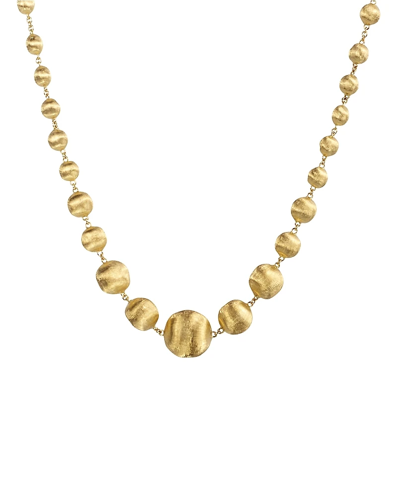 Marco Bicego Africa Collection 18K Yellow Gold Bead Necklace, 17