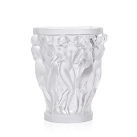 Lalique Small Clear Bacchantes Vase