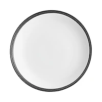L'Objet Soie Tressee Black Dinner Plate