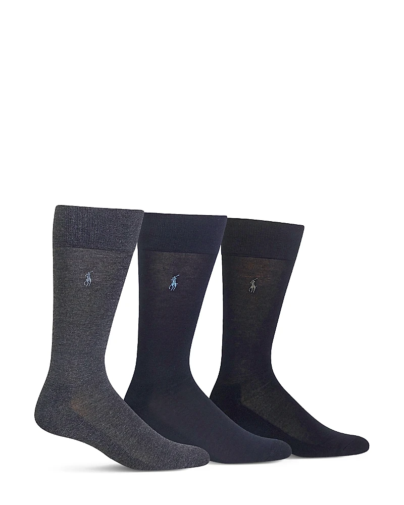 Polo Ralph Lauren Cushioned Crew Socks - Pack of 3