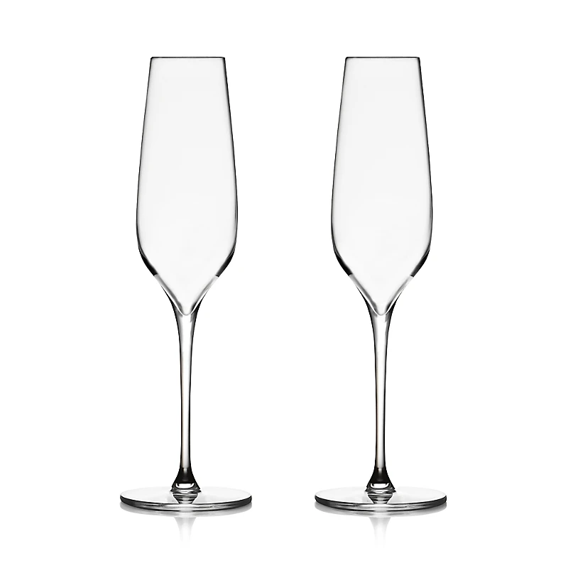 Nambe Vie Champagne Flute, Set of 2