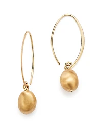 Bloomingdale's Fine Collection 14K Yellow Gold Satin Drop Threader Earrings
