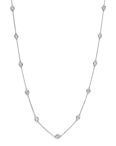 Diamond Station Necklace