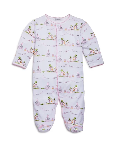 Girls' Noah's Ark Print Footie - Baby