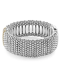 18K Gold & Sterling Silver Diamond Lux Single Station Bracelet