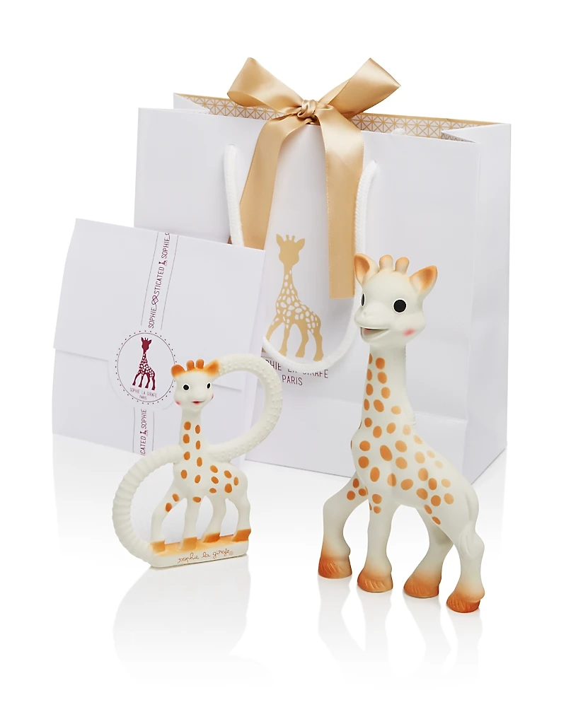 Sophie la Girafe Sophisticated Set with Sophie la Girafe & So Pure Teether - Ages 0+