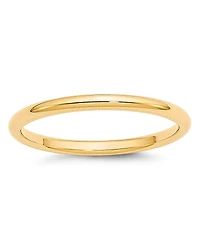 Bloomingdale's Fine Collection Men's 2mm Comfort Fit Band Ring
