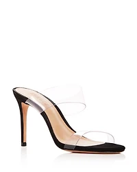 Women's Ariella Clear Strap High-Heel Slide Sandals