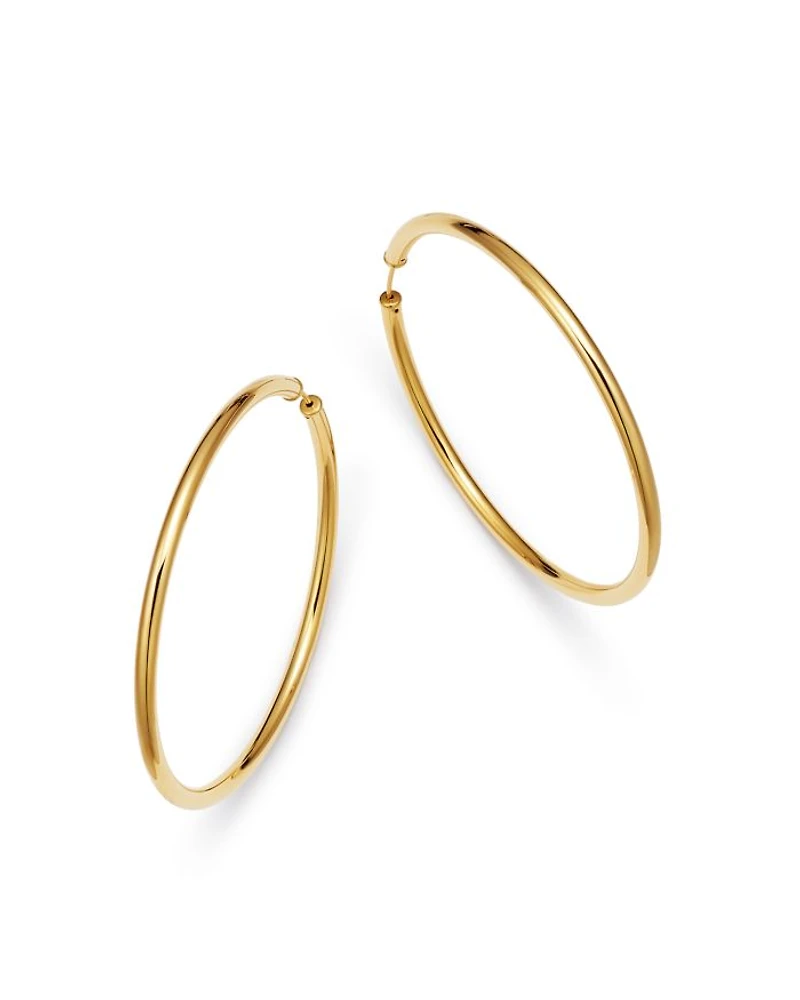 Endless Hoop Earrings in 14K Yellow Gold - Exclusive