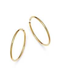 Endless Hoop Earrings in 14K Yellow Gold - Exclusive