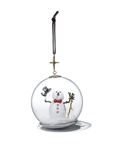 Michael Aram Snowman Snow Globe Ornament