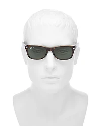 New Wayfarer Polarized Sunglasses, 55mm