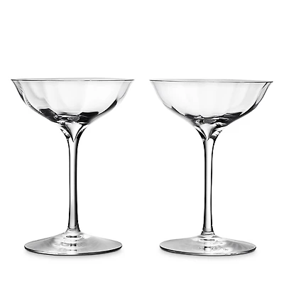 Waterford Elegance Optic Belle Coupe, Set of 2