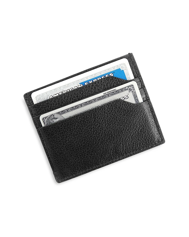 Royce New York Leather Rfid-Blocking Card Case Wallet