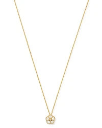 Roberto Coin 18K Yellow Gold Daisy Mother-of-Pearl & Diamond Pendant Necklace, 16